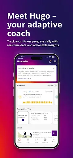 Скриншот 1 — HumanGO: AI Training Planner