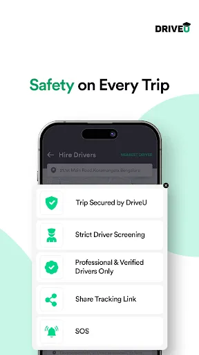 Скриншот 6 — DriveU: Hire Driver for Car
