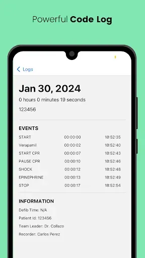 Скриншот 3 — Code Runner Pro: CPR Timer