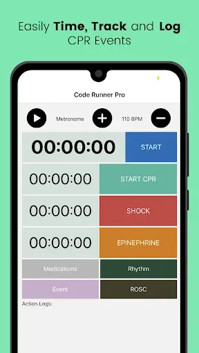 Скриншот 4 — Code Runner Pro: CPR Timer