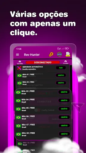 Скриншот 3 — Rev Hunter - VPN