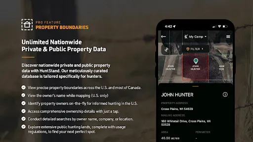 Скриншот 2 — HuntStand: GPS Maps & Tools