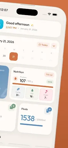 Скриншот 2 — Bariatric Food Tracker