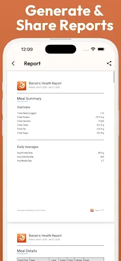 Скриншот 7 — Bariatric Food Tracker