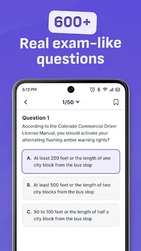 Скриншот 3 — CDL Prep 2026: Test Practice