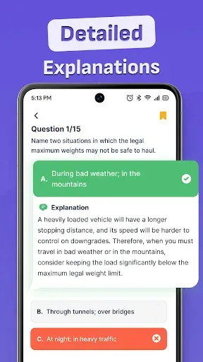 Скриншот 5 — CDL Prep 2026: Test Practice