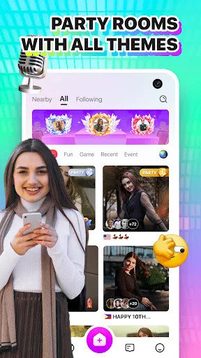 Скриншот 1 — Timo Club - video & voice chat
