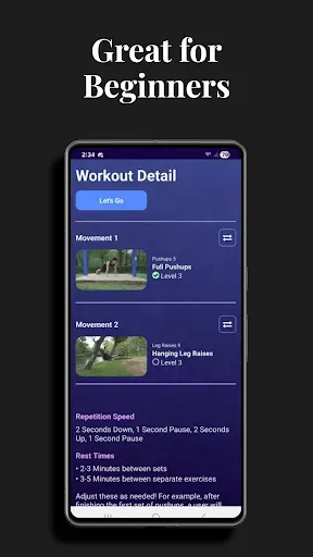 Скриншот 3 — Hybrid Calisthenics - Fitness