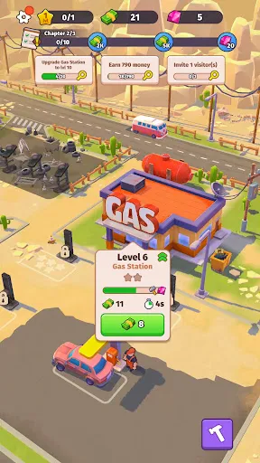 Скриншот 1 — Roadside Empire: Idle Tycoon