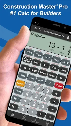 Скриншот 1 — Construction Master Pro Calc