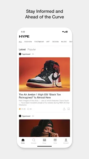 Скриншот 1 — HYPE by Hypebeast