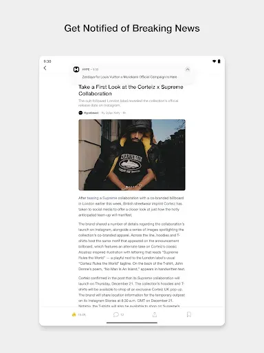 Скриншот 7 — HYPE by Hypebeast