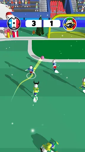Скриншот 1 — Ball Brawl 3D - World Cup