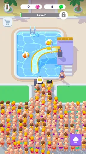 Скриншот 2 — My Aquapark: Idle Water Empire