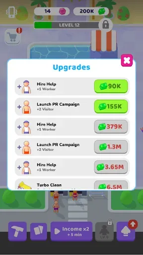 Скриншот 5 — My Aquapark: Idle Water Empire