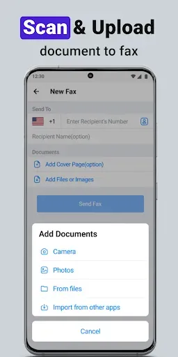 Скриншот 3 — Smart Fax: Send Fax from Phone