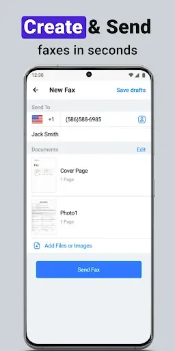 Скриншот 4 — Smart Fax: Send Fax from Phone