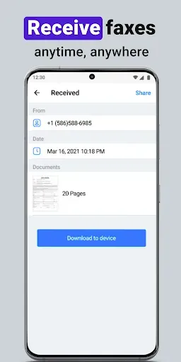 Скриншот 5 — Smart Fax: Send Fax from Phone