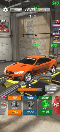 Скриншот 1 — Dyno 2 Race - Car Tuning