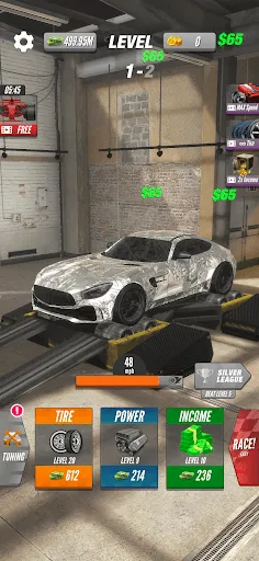 Скриншот 3 — Dyno 2 Race - Car Tuning