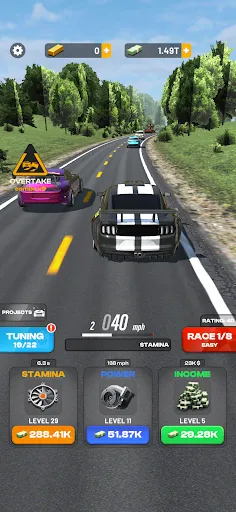 Скриншот 1 — Highway Overtake - Car Racing
