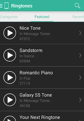 Скриншот 2 — MTP - Ringtones & Wallpapers