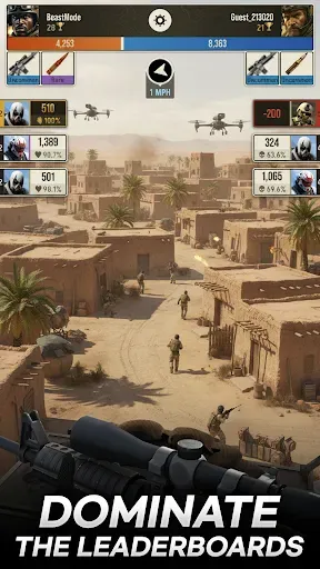 Скриншот 2 — Sniper Battle: 3D War Shooter