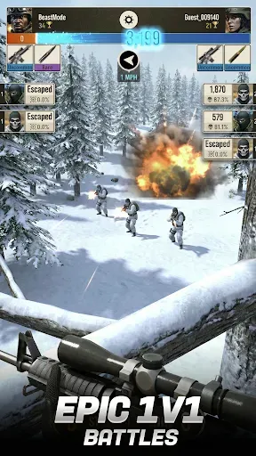 Скриншот 7 — Sniper Battle: 3D War Shooter