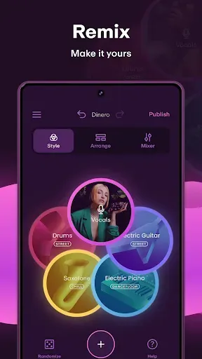 Скриншот 1 — Hyph: Create With Real Music