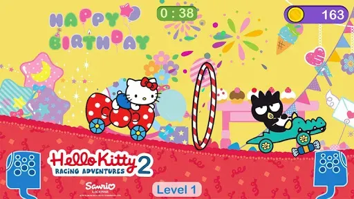 Скриншот 1 — Игры Hello Kitty - машина игра