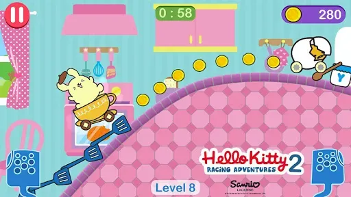 Скриншот 2 — Игры Hello Kitty - машина игра