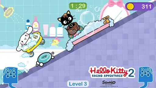 Скриншот 3 — Игры Hello Kitty - машина игра