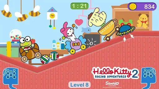Скриншот 6 — Игры Hello Kitty - машина игра