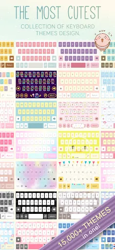 Скриншот 3 — Pastel Keyboard - VIP Premium