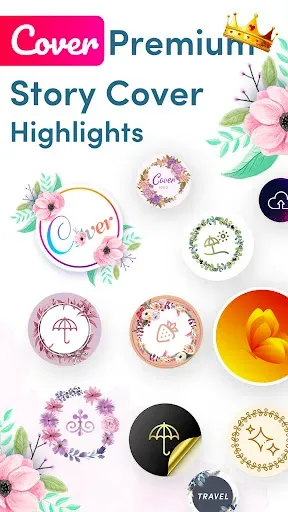 Скриншот 1 — Cover Highlights + Logo Maker,