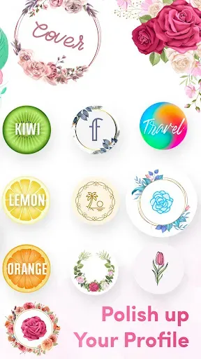 Скриншот 2 — Cover Highlights + Logo Maker,