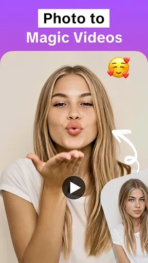 Скриншот 1 — PicSqueezy - AI Photo to Video