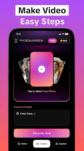 Скриншот 5 — PicSqueezy - AI Photo to Video