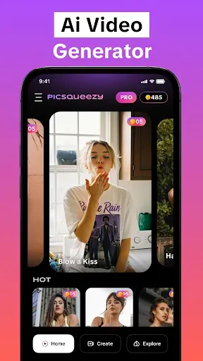 Скриншот 6 — PicSqueezy - AI Photo to Video
