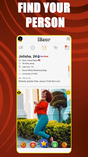 Скриншот 4 — iBeor: Black Dating App