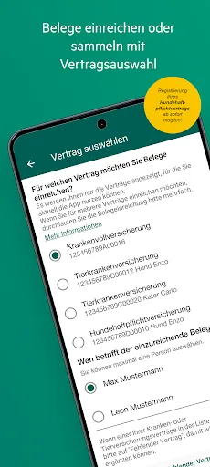 Скриншот 4 — HanseMerkur ServiceApp