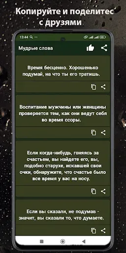 Скриншот 3 — Мудрые слова известных людей