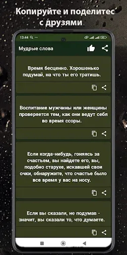 Скриншот 7 — Мудрые слова известных людей