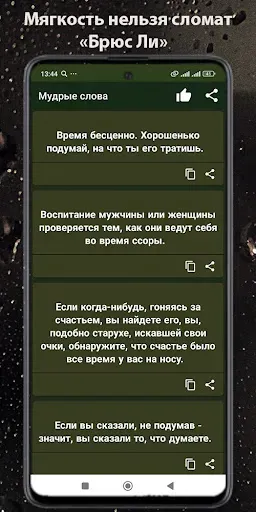 Скриншот 8 — Мудрые слова известных людей