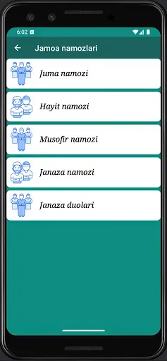 Скриншот 5 — Namoz o'qishni o'rganish
