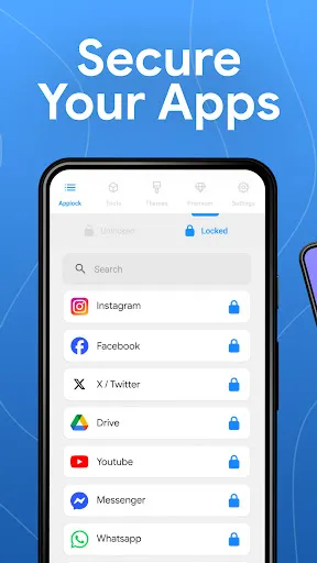 Скриншот 1 — AppLock пароль на приложения