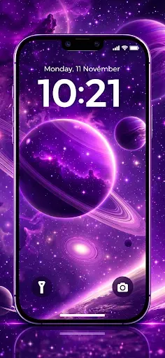 Скриншот 3 — Фиолетовые обои HD