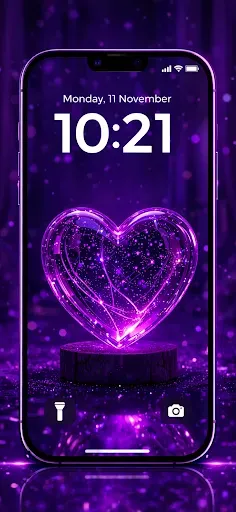 Скриншот 4 — Фиолетовые обои HD