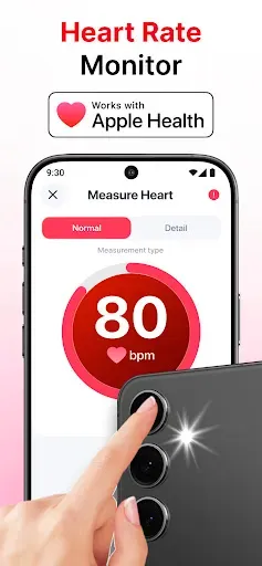 Скриншот 1 — Heart Rate Monitor - iCardiac