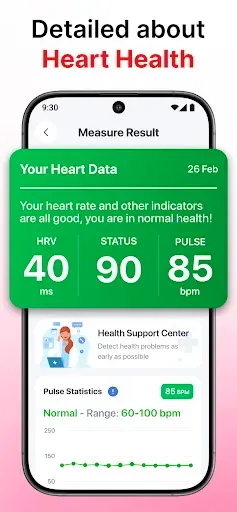 Скриншот 4 — Heart Rate Monitor - iCardiac